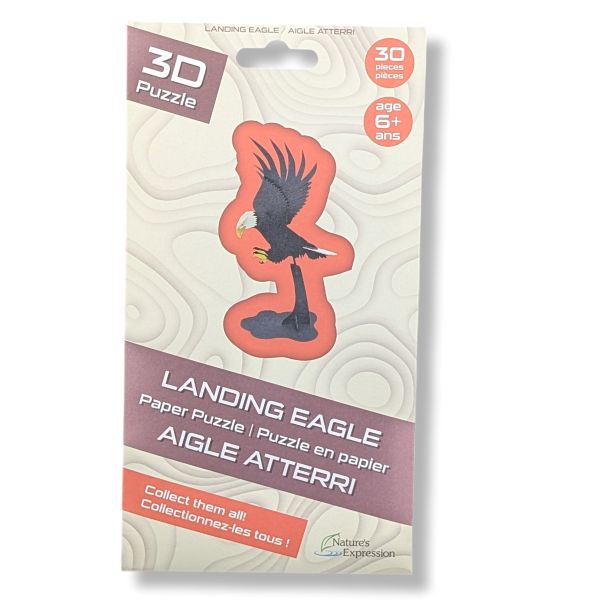 3D Puzzle Landing Eagle