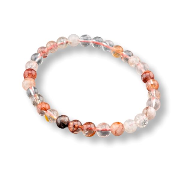 6mm-8mm Bracelet Red Fire Himalayan Quartz