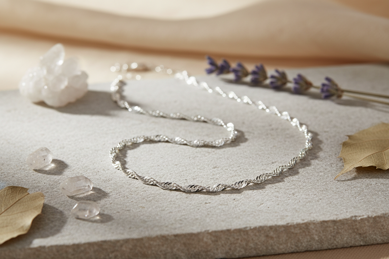 16" Sterling Silver Chain Sing