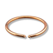 Copper bracelet  on a white background