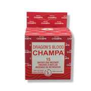 Box of Dragon's Blood Champa incense with red and white design
