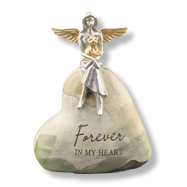 Angel on Heart Forever in my Heart with Cat