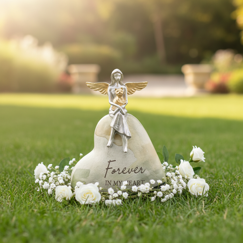 Angel on Heart Forever in my Heart with Cat