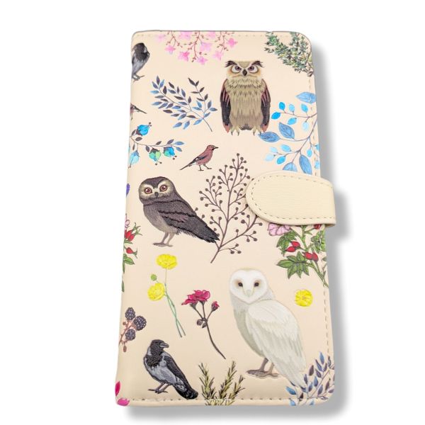 Large Zipper Wallet Wild Bird Beige