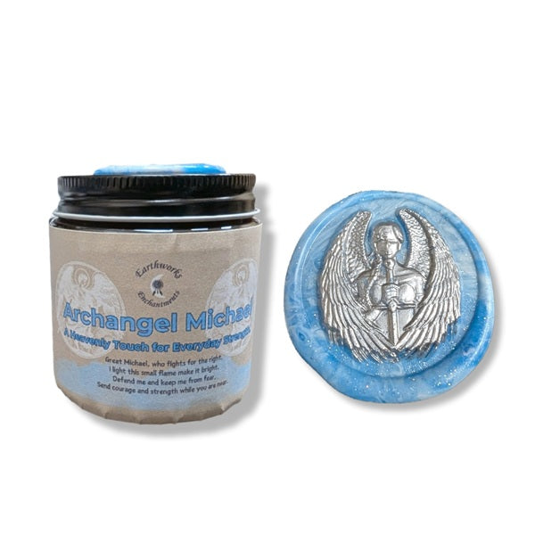 Earthworks Enchantments Candle Archangel Michael
