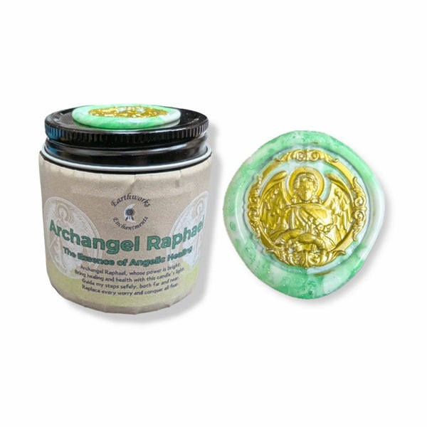 Earthworks Enchantments Candle Archangel Raphael