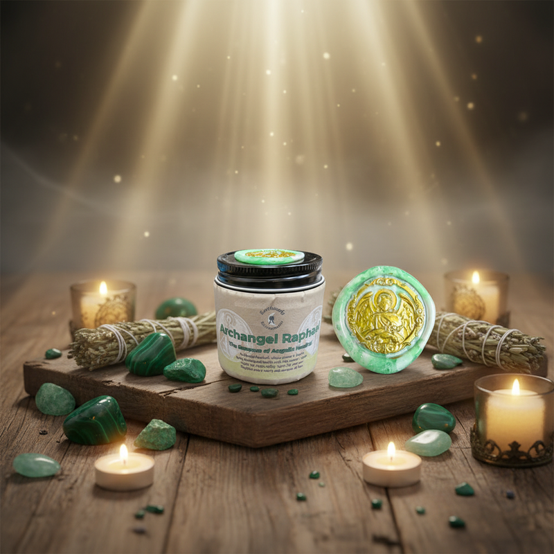 Earthworks Enchantments Candle Archangel Raphael