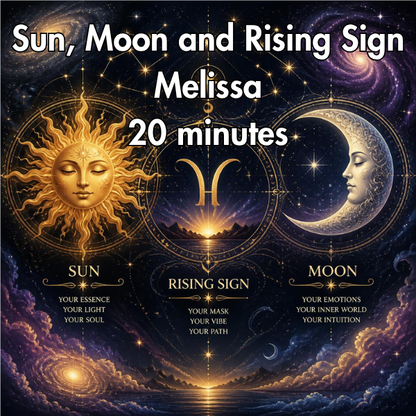Sun, Moon, Rising Sign Melissa