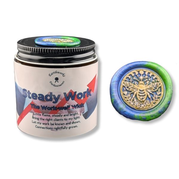 Earthworks Enchantments Candle Steady Work
