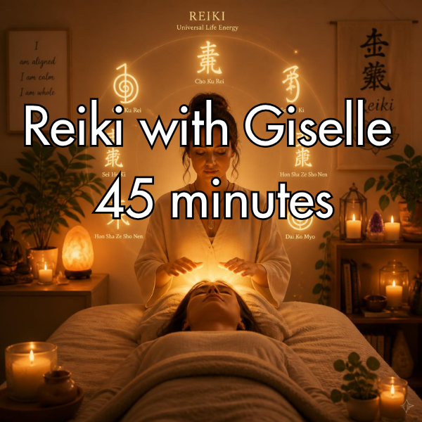 Reiki with Giselle 45 minutes