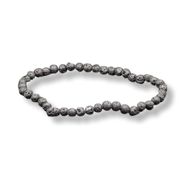 4mm Bracelet Lava Stone
