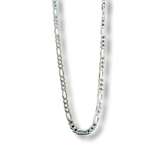 30" Sterling Silver Chain Figaro