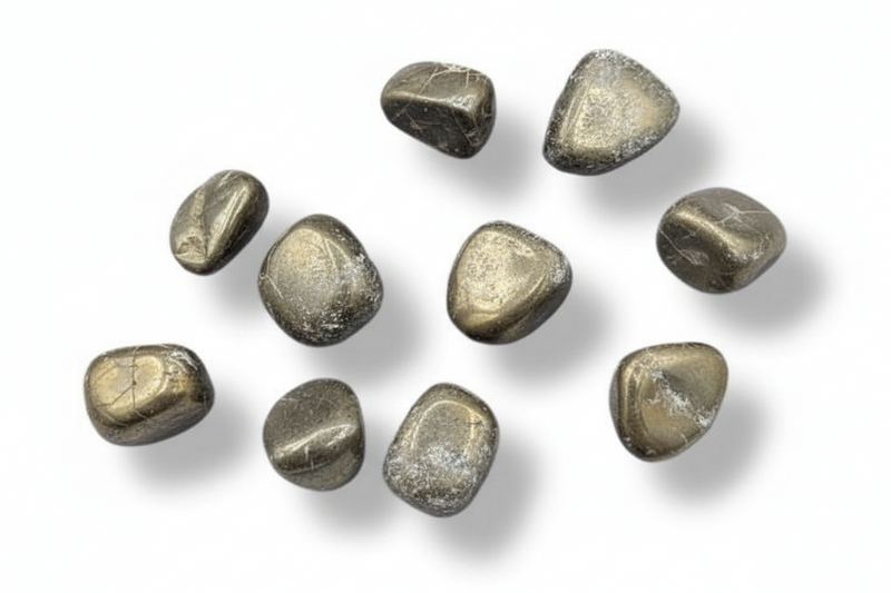 Rocks Pyrite Tumbled