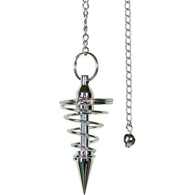 Pendulum Silver Colour Spiral