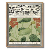 Book cover of 'Mother Nature's Herbal' with botanical illustrations and text.