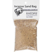 Incense sand bag with Kheops branding on a white background