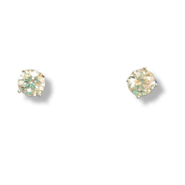 Earrings Cubic Zirconia Round