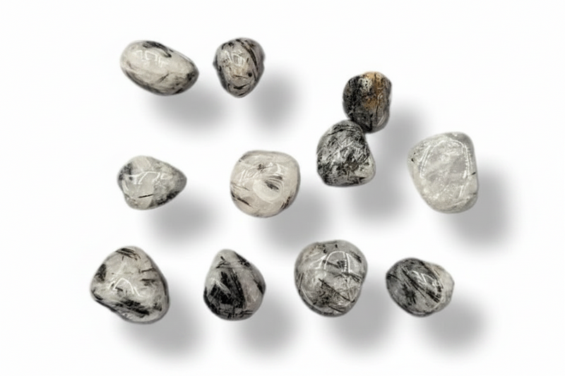 Rocks Tourmaline Quartz Tumbled