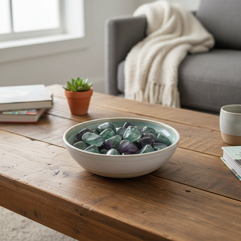 Fluorite Tumbled