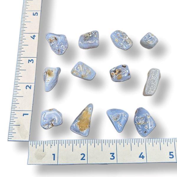 Blue Chalcedony Tumbled