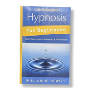 Book titled 'Hypnosis for Beginners' by William W. Hewitt on a white background