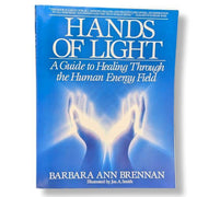 Book cover of 'Hands of Light' by Barbara Ann Brennan on a white background