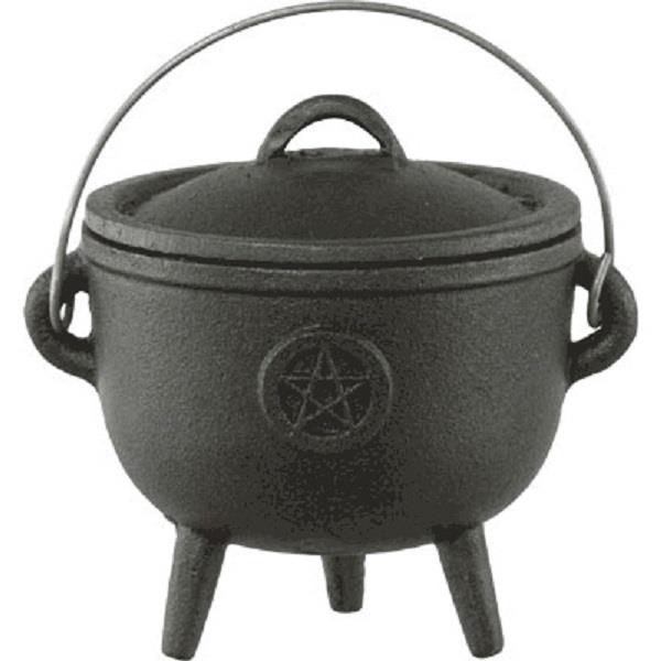 Cast Iron Cauldron Pentacle
