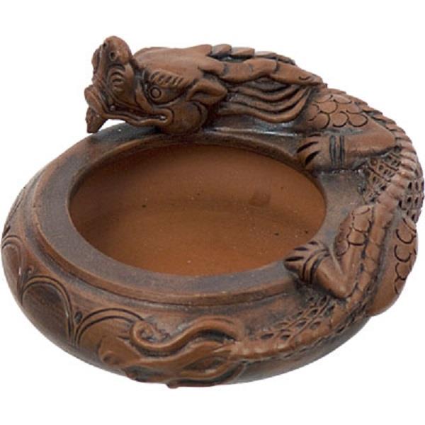 Ceramic Bowl Dragon with Sand