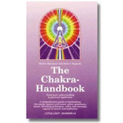 Book cover of 'The Chakra Handbook' with a colorful chakra design on a purple background