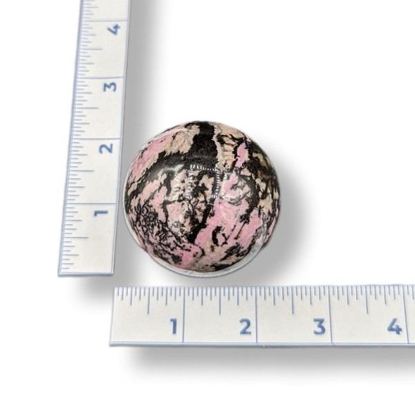 Rhodonite Sphere 50mm Sphere 238g Approximate