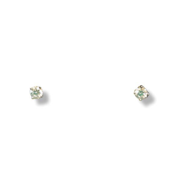 Earrings Cubic 3mm Zirconia Stud