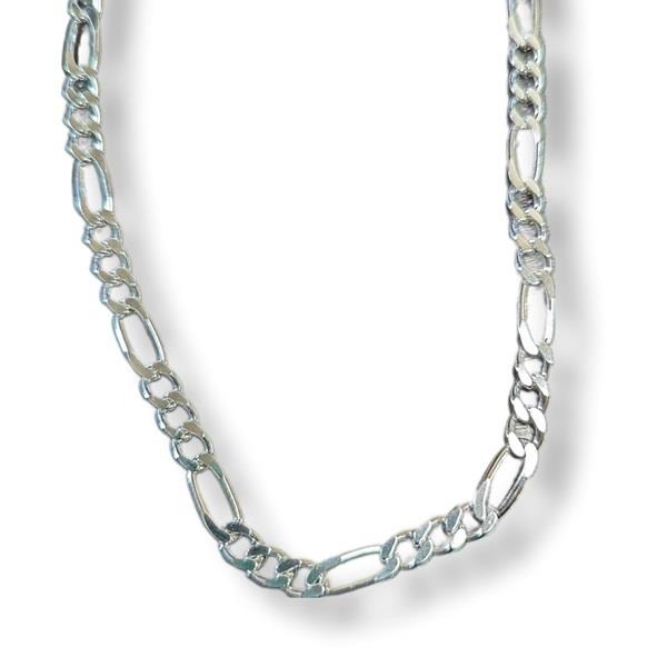 24" Sterling Silver Chain Figaro