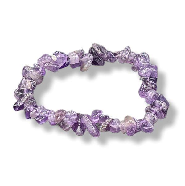 Amethyst Chip Bracelet