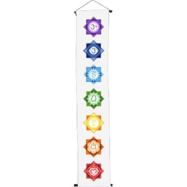 Wall Banner Chakra White