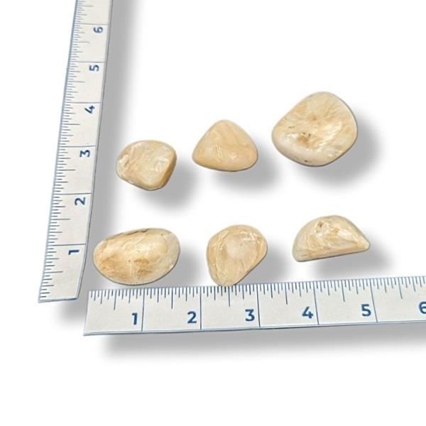 Stilbite Tumbled