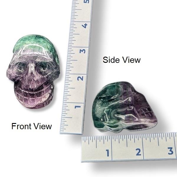 Fluorite Skull 106g Approximate