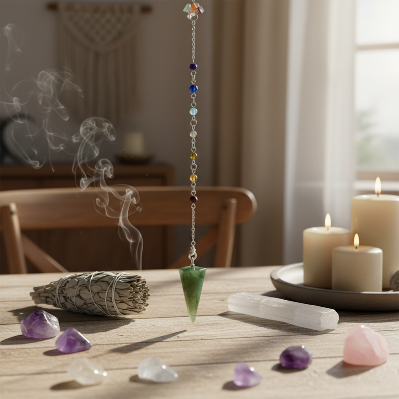 Pendulum Green Aventurine Chakra