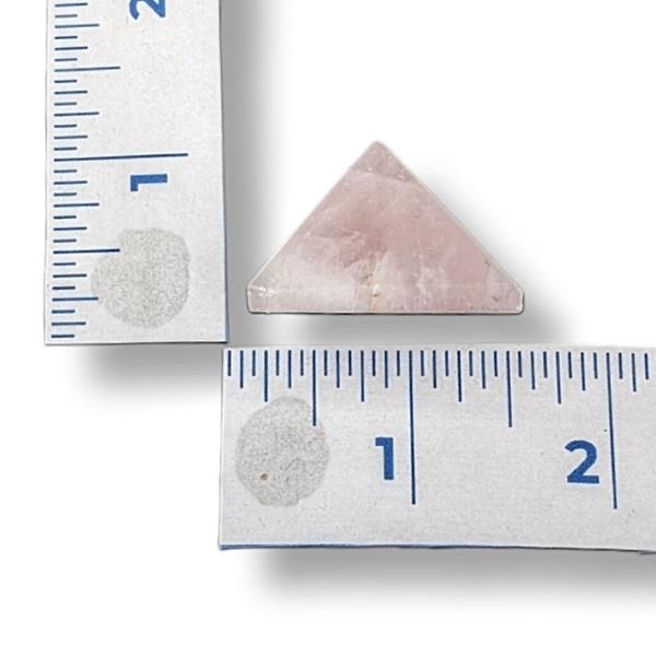 Rose Quartz Pyramid 18g Approximate