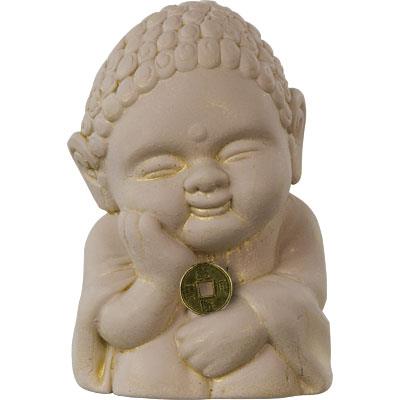 Statue Buddha Gypsum Prosperity