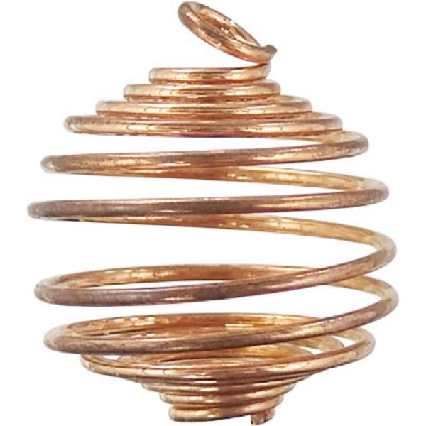 Copper Coil Stone Cage