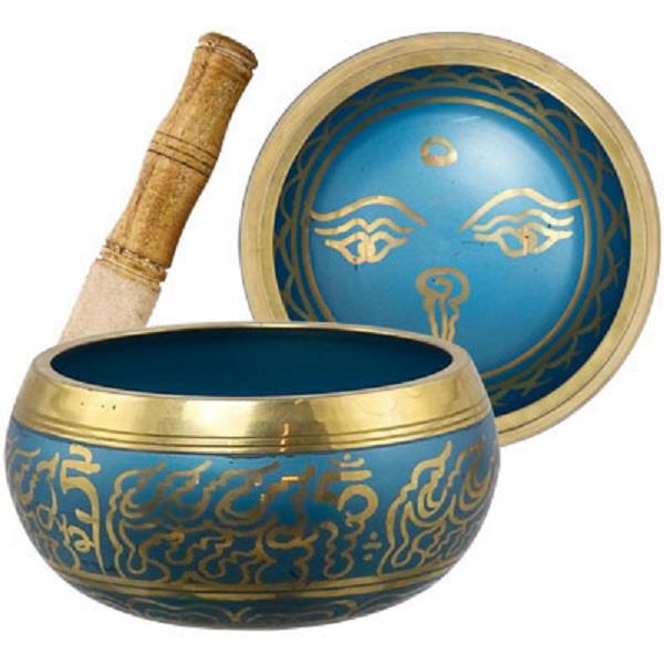 Singing Bowl Blue Buddha Eye