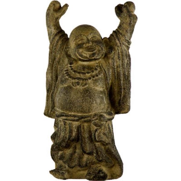 Statue Happy Buddha Volcanic Stone