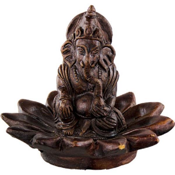 Incense Burner Ganesh & Lotus