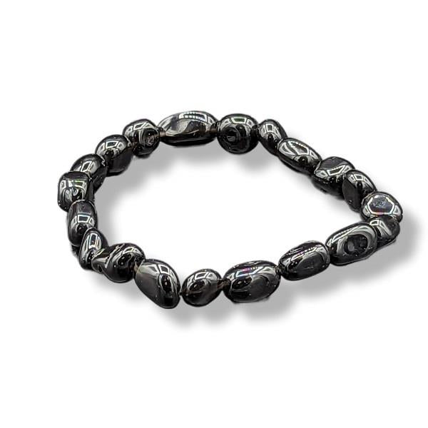 Bracelet Black Obsidian Nugget
