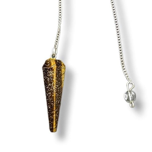 Pendulum Tiger's Eye Faceted