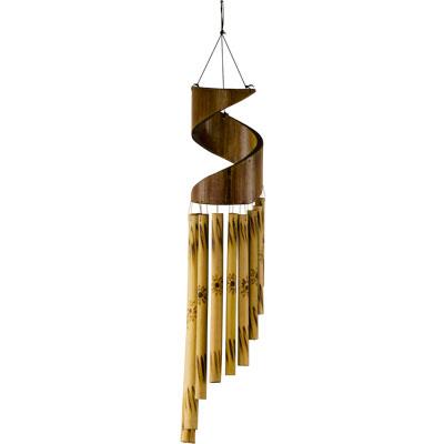 Windchime Bamboo Spiral 23"