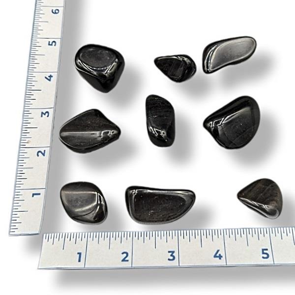 Midnight Lace Obsidian Tumbled