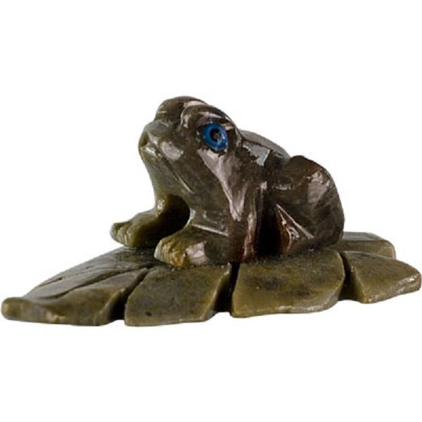 Dolomite Spirit Animal Frog on Leaf