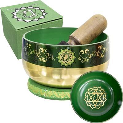 Singing Bowl Heart Chakra Green