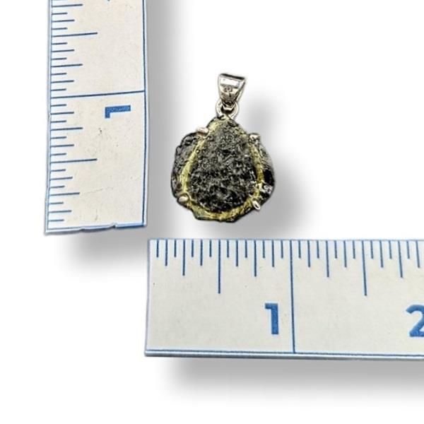 Pendant Moldavite Sterling Silver